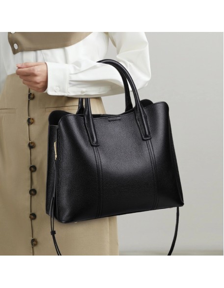 Genuine leather women's bag new head layer cowhide handbag mum bag ladies large capacity crossbody large bag Genuine leather women's bag new head layer cowhide handbag mum bag ladies large capacity crossbody large bag